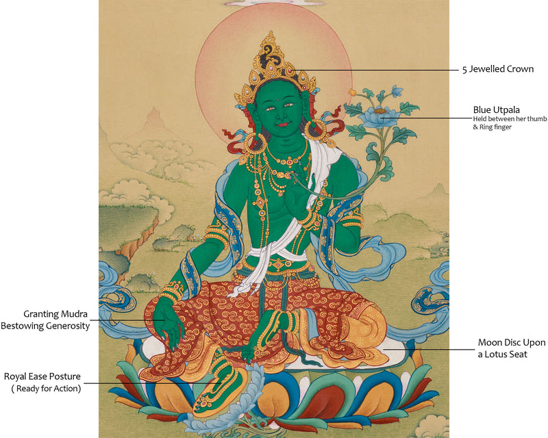 Anika Goddess Tara with Amitabha Buddha | The Swift Liberator