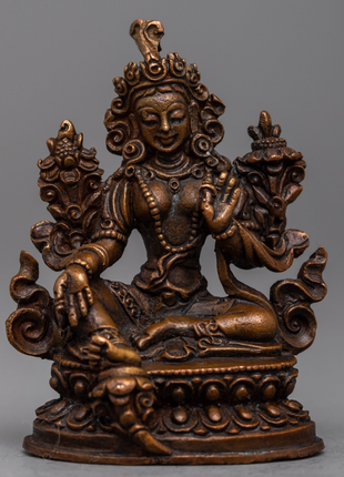 Machine made Green Tara Statue