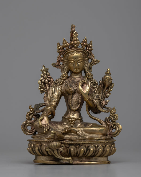 Green Tara Tibetan Statue