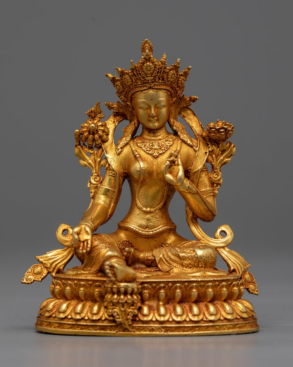 Green Tara Tara Statue