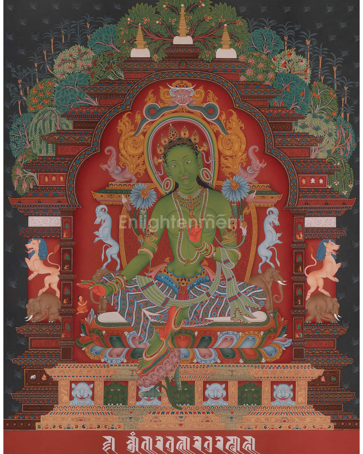  Green Tara Compassion Thangka