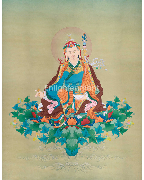 large size Guru rinpoche thangka