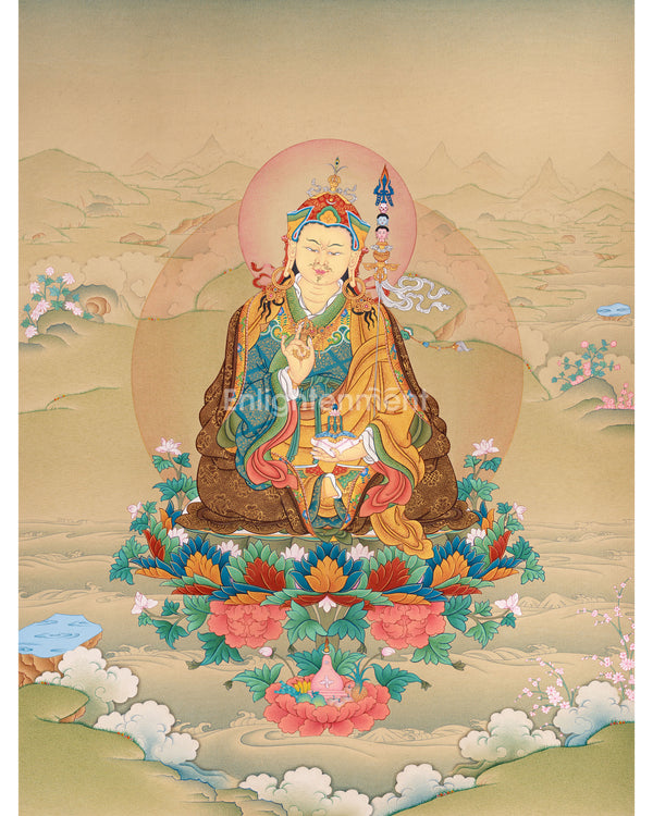 Exclusive Guru Padmasambhava Thangka