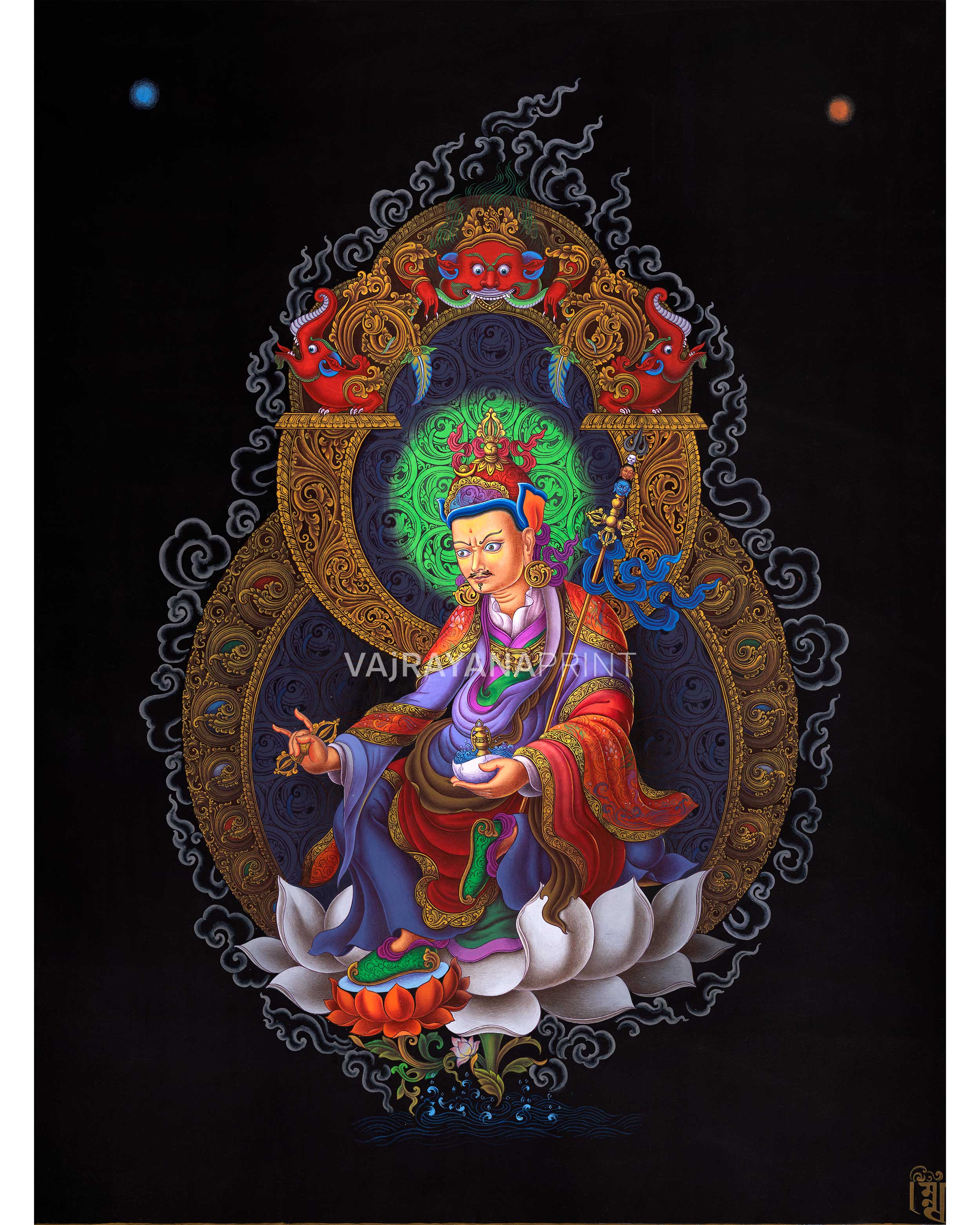 Guru Rinpoche The Lotus Bron Master Of Tibetan Buddhism