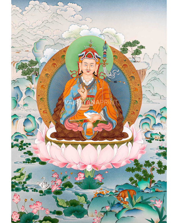 Guru Rinpoche Print Thangka