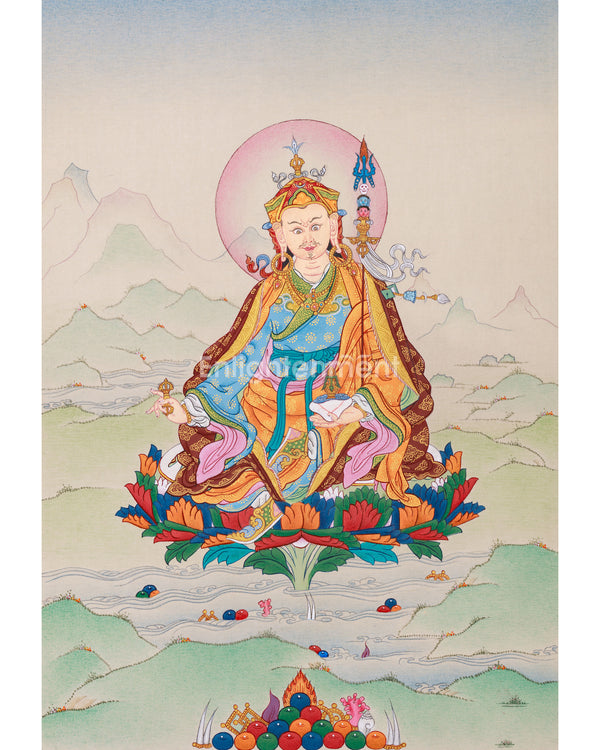 Perfectly Sized Guru Padmasambhava Painting