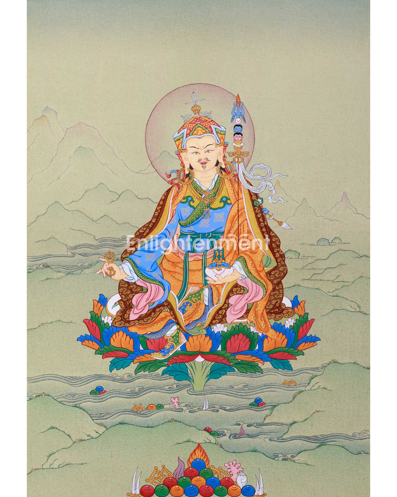 The Lotus Born Master's Thangka