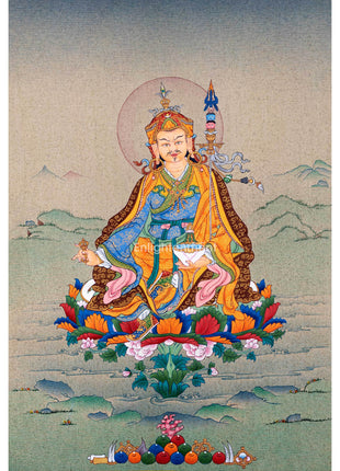 Sacred Guru Rinpoche Thangka