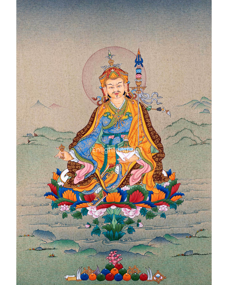 Sacred Guru Rinpoche Thangka