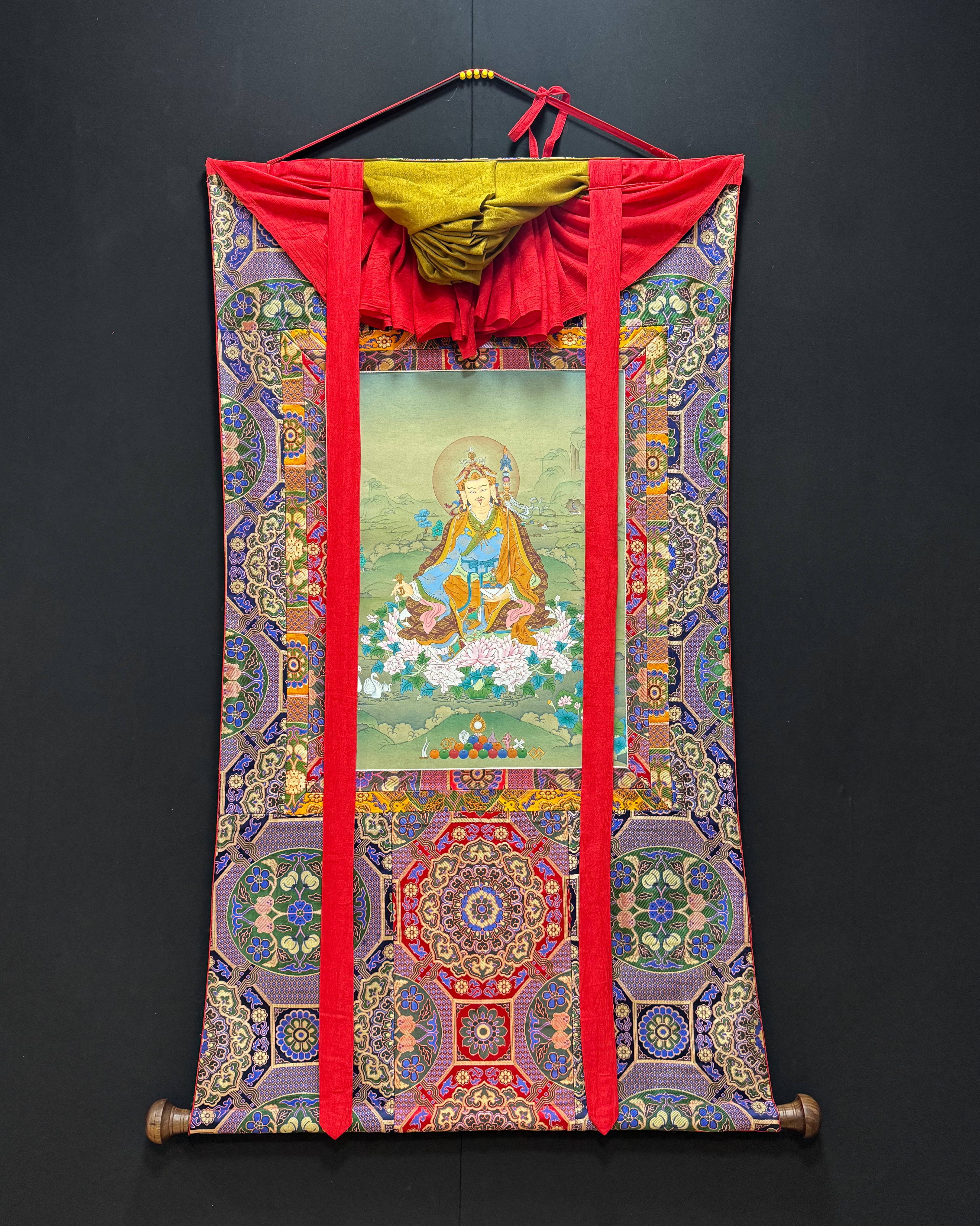 Thangka of Tantric Master Guru Rinpoche | Padmasambhava Artwork