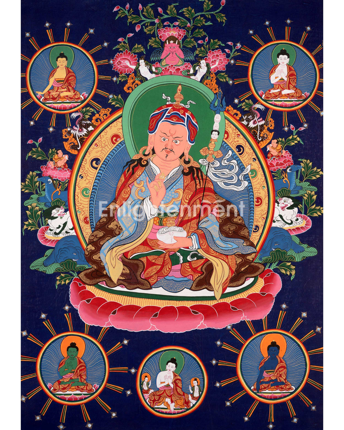 Guru Rinpoche Sacred Thangka