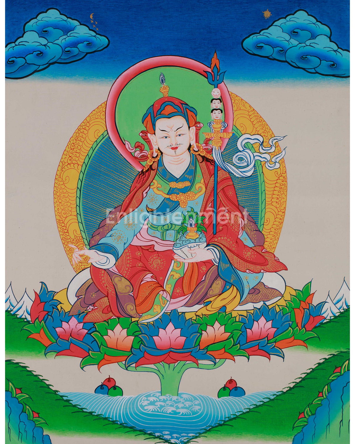 Guru Rinpoche Thangka Artwork