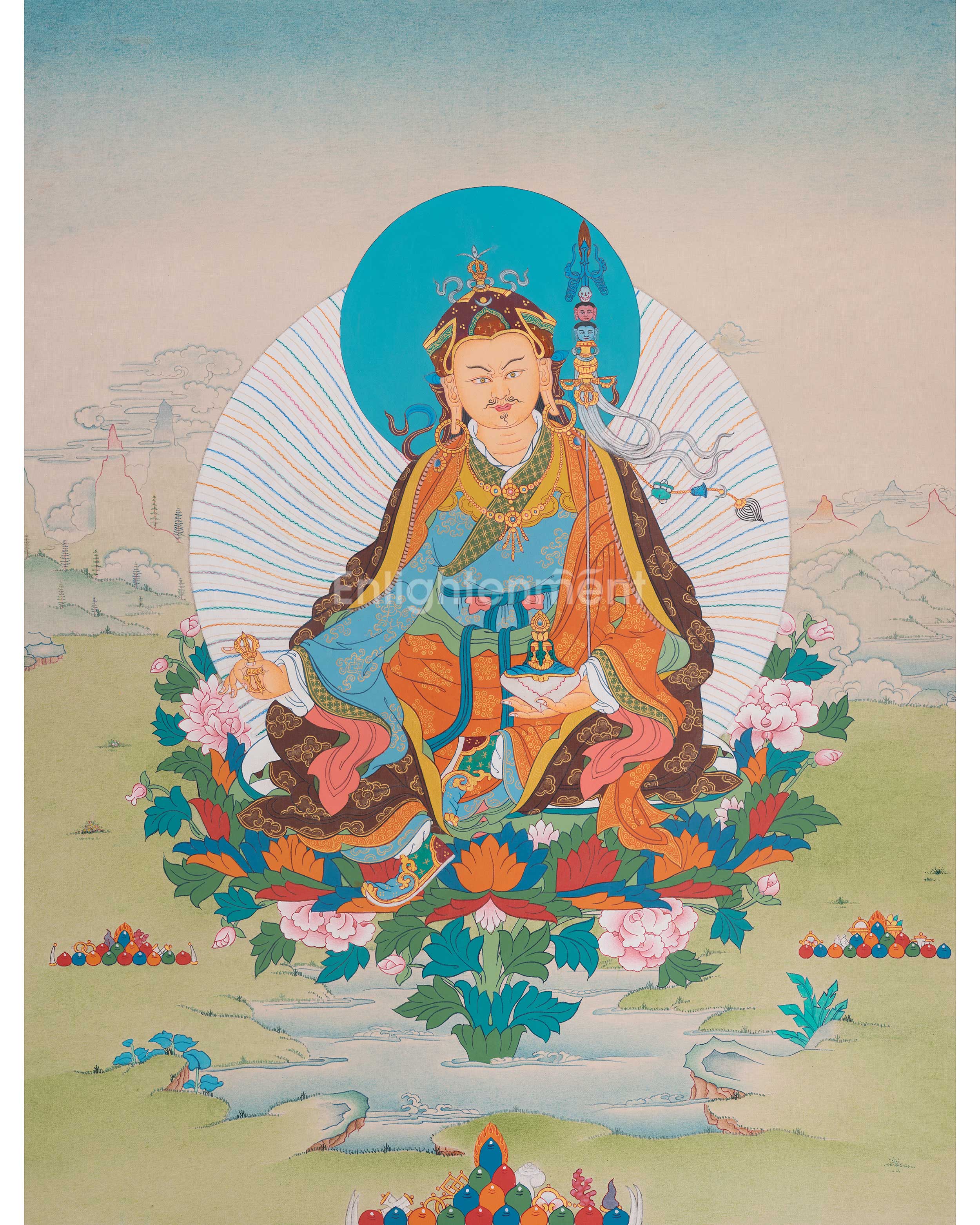 Guru Rinpoche Tibetan Art