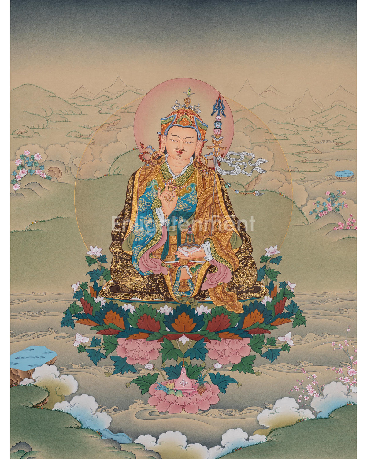 Guru Rinpoche Vajrayana Artwork
