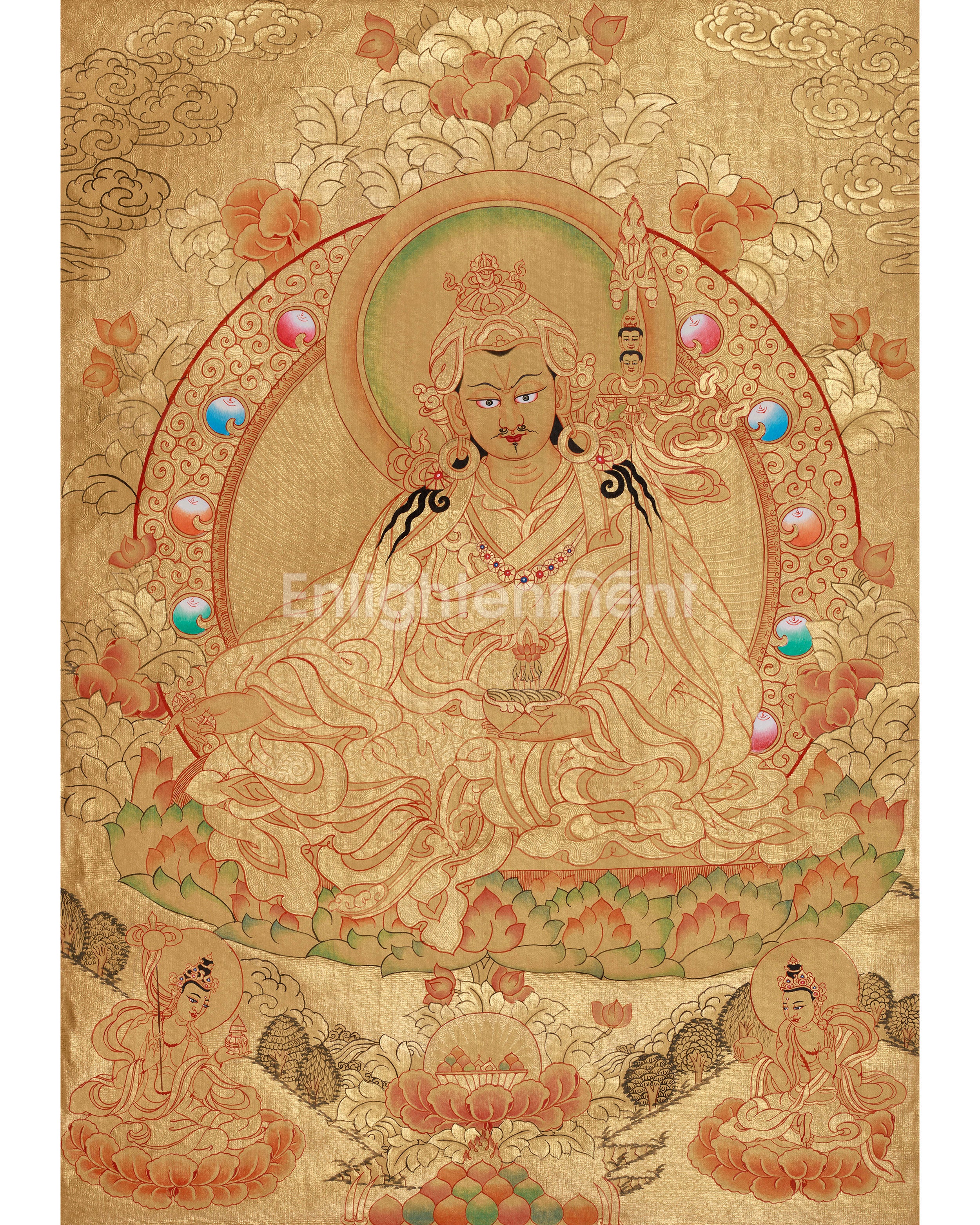 Guru Rinpoche Vajrayana Buddhist Art for Wisdom and Protection