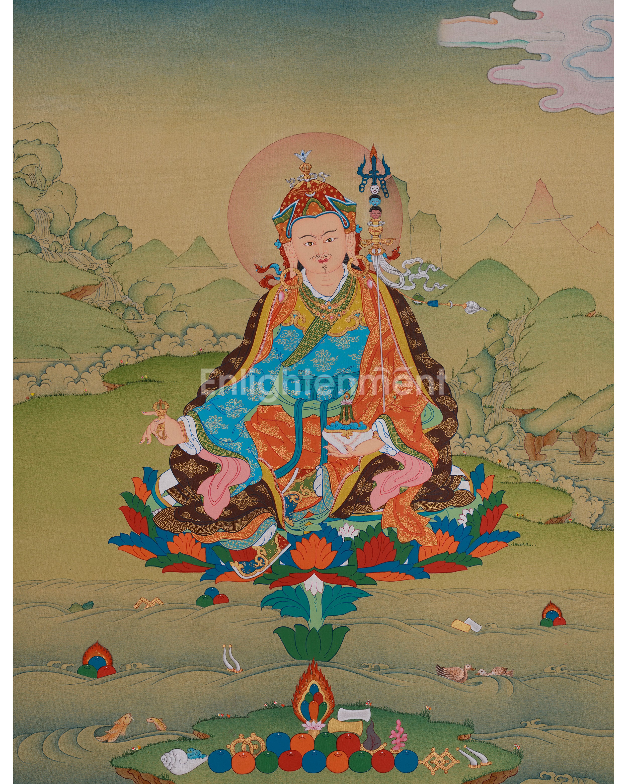 Guru Rinpoche Wisdom Thangka