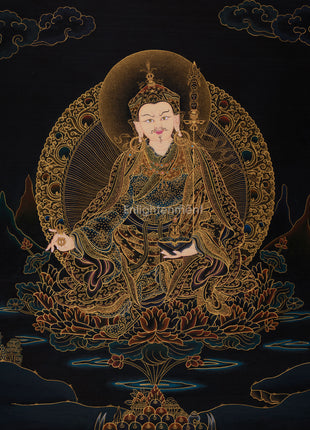 Gold Thangka of Guru Rinpoche