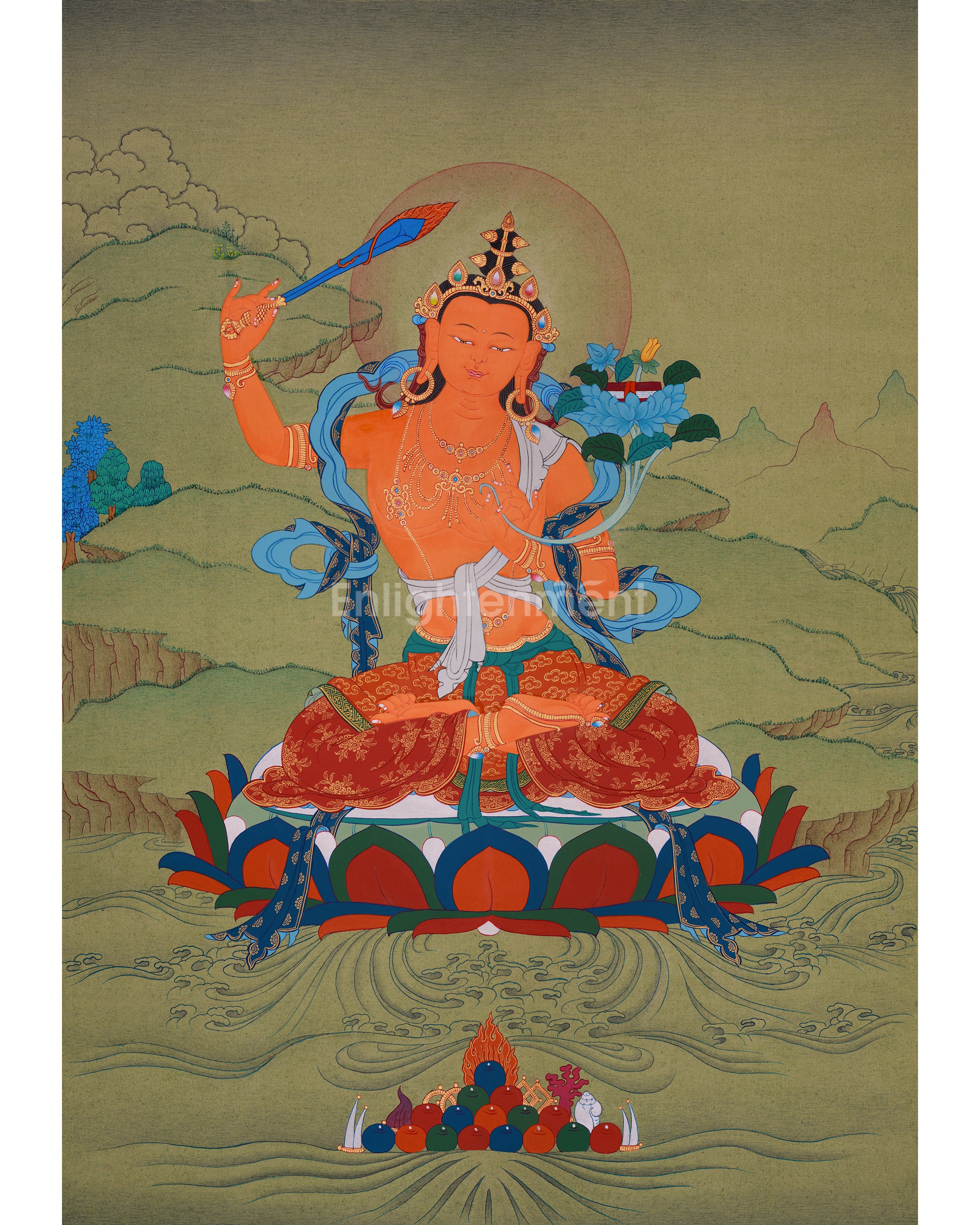 hand-painted-manjushri-artwork