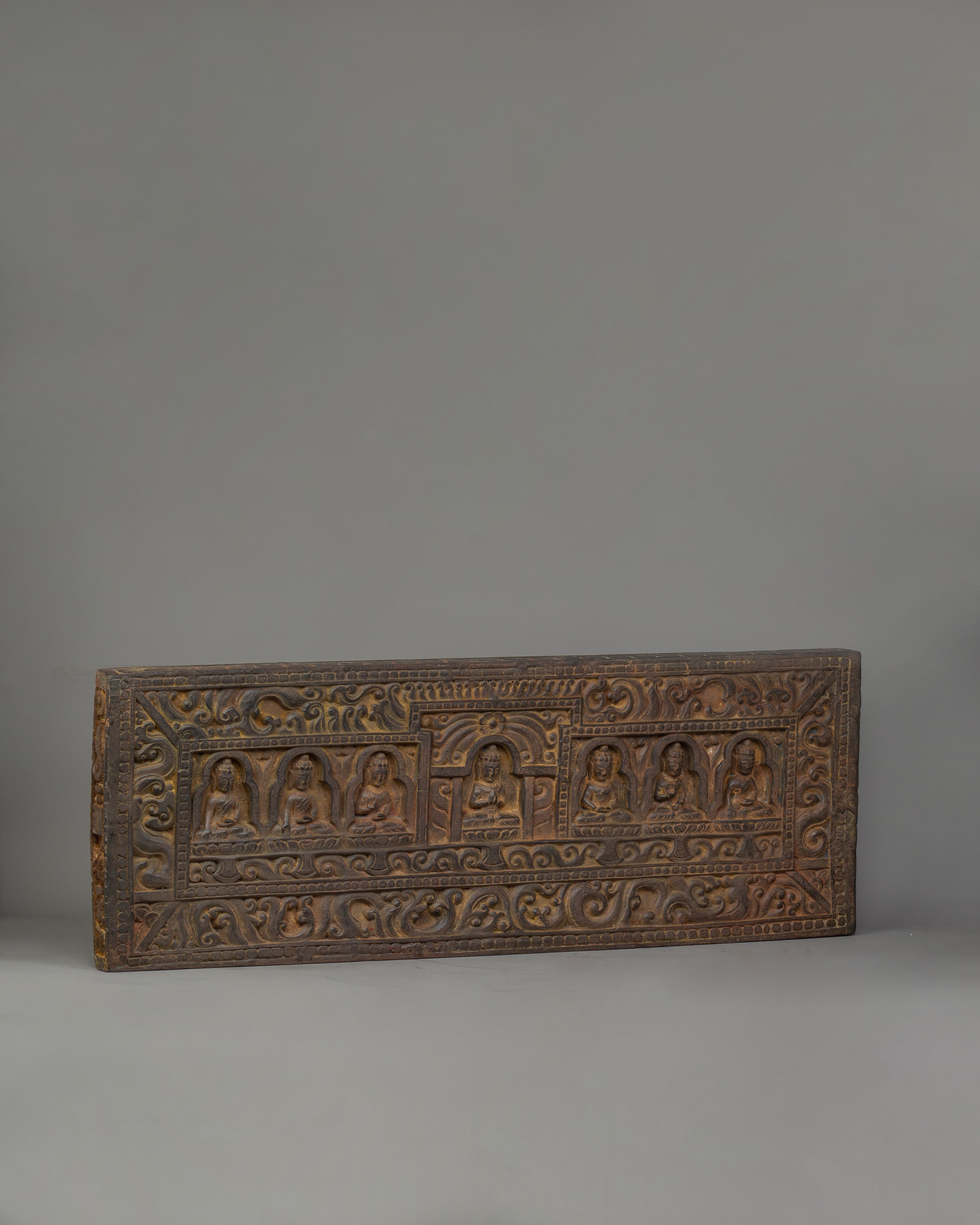 Hand Carved Buddhist Wall Hanging Decor