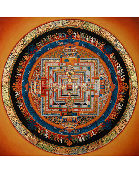 Hand Painted Kalachakra Mandala