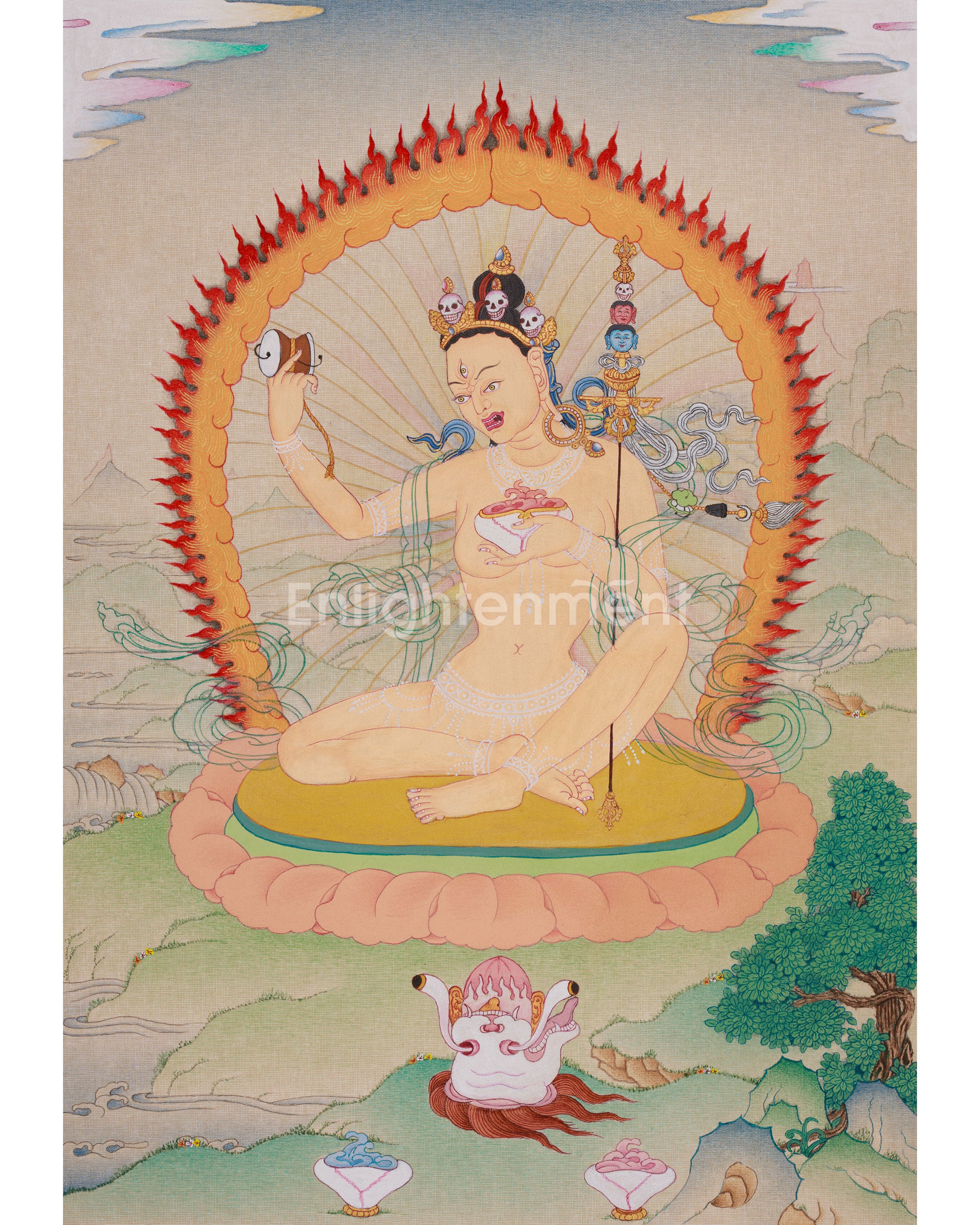 Hand Painted Niguma Thangka
