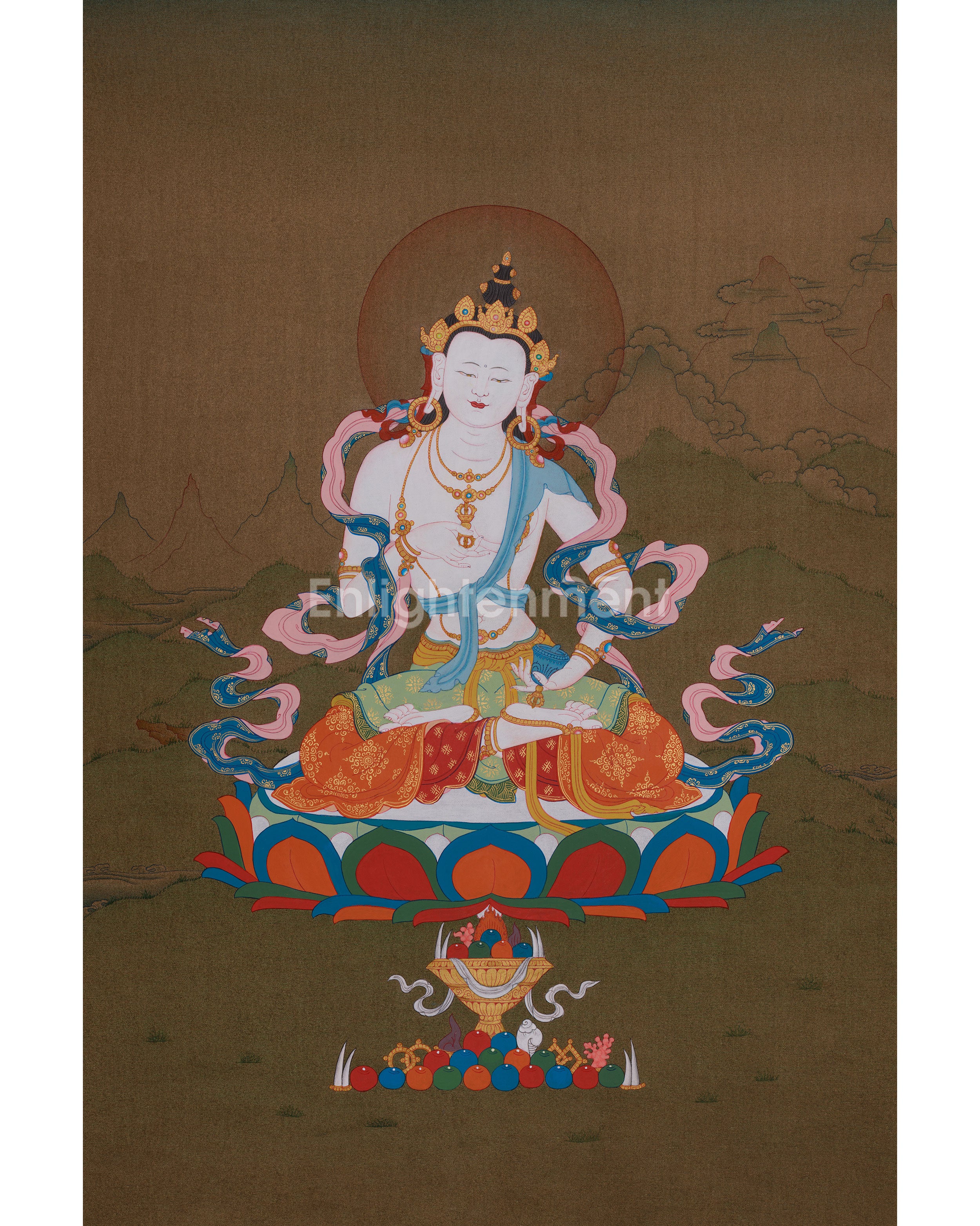 Hand Painted Vajrasattva Thangka