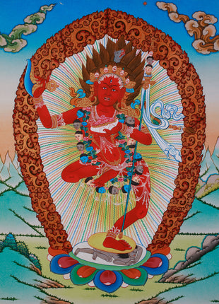 Hand Painted Vajravarahi Thangka