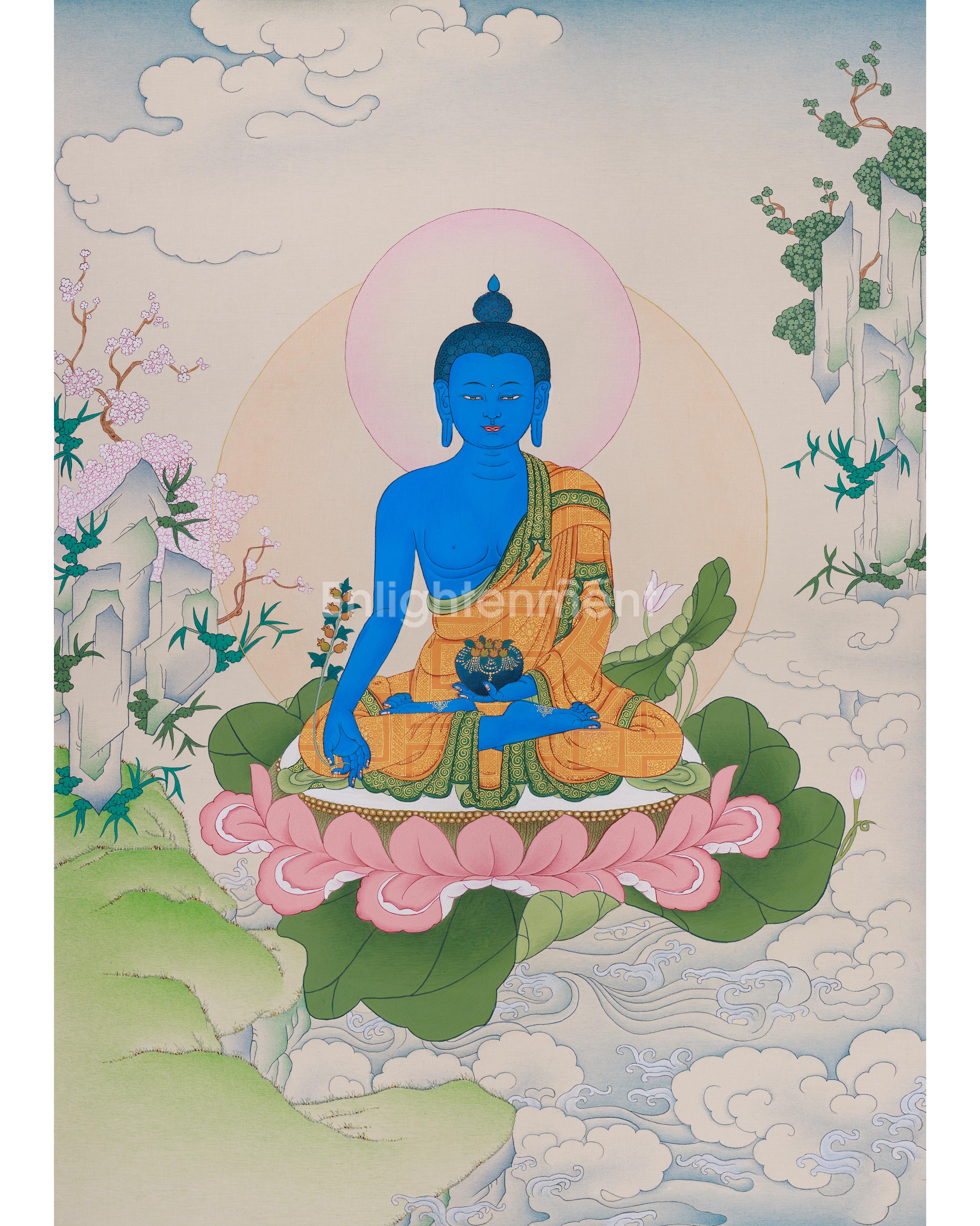 Healing Buddha Bhaisajyaguru Art