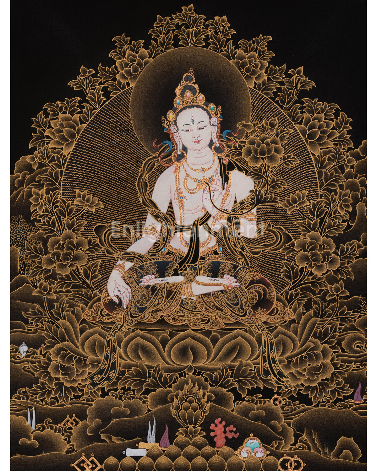 Healing Deity Sita Tara Thangka