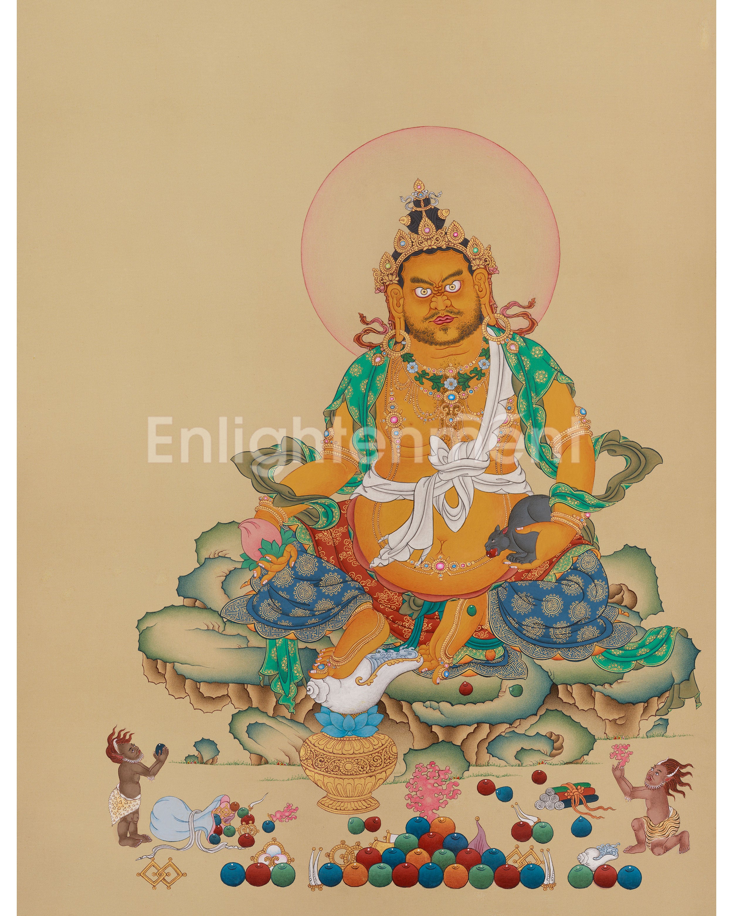 Himalayan Dzambhala Artwork