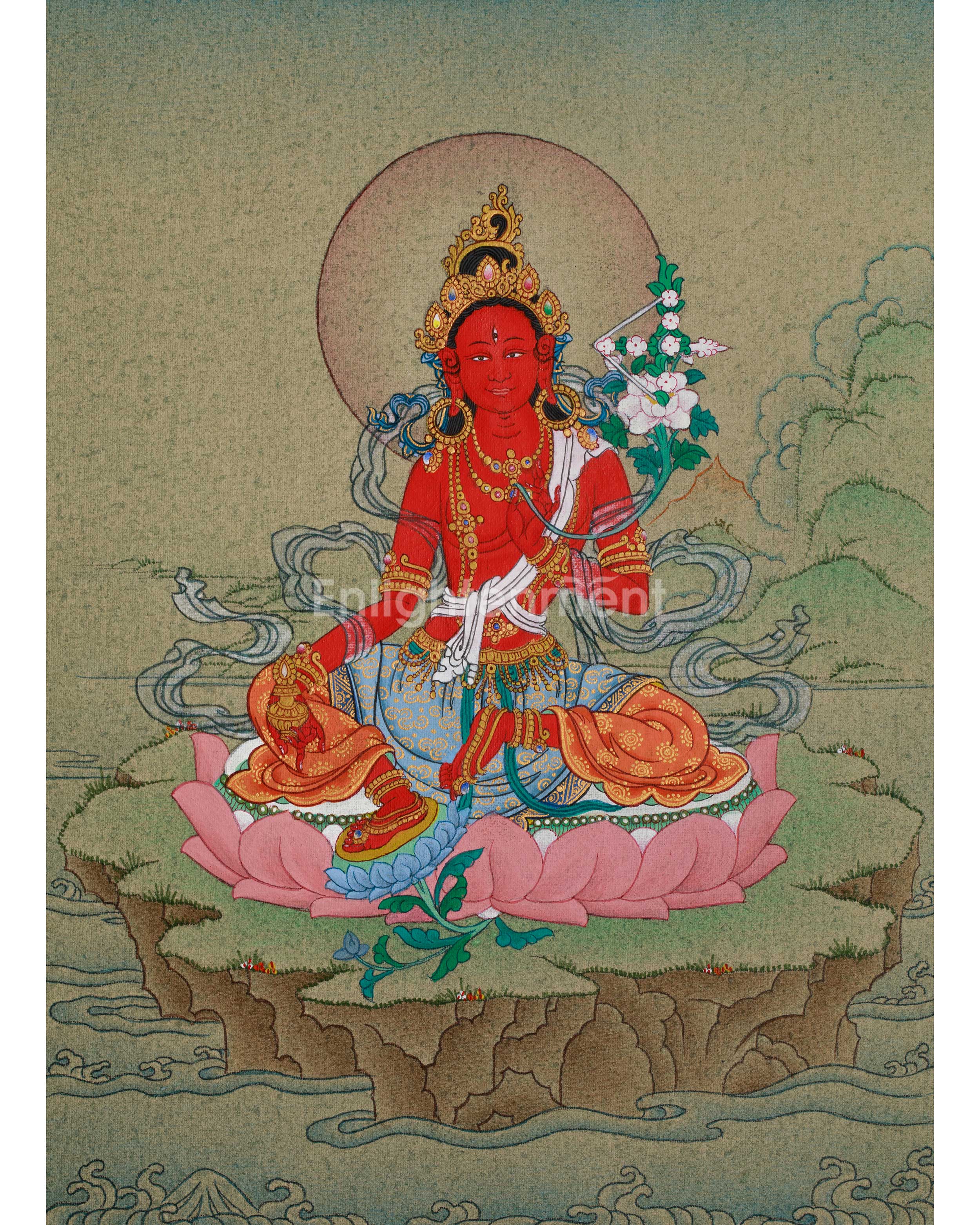 Himalayan Red Tara Thangka
