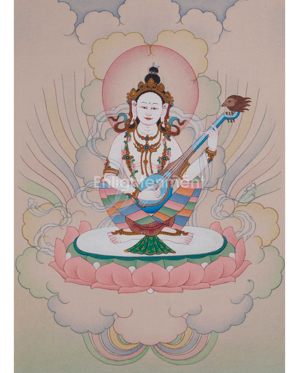 Himalayan Saraswati Thangka