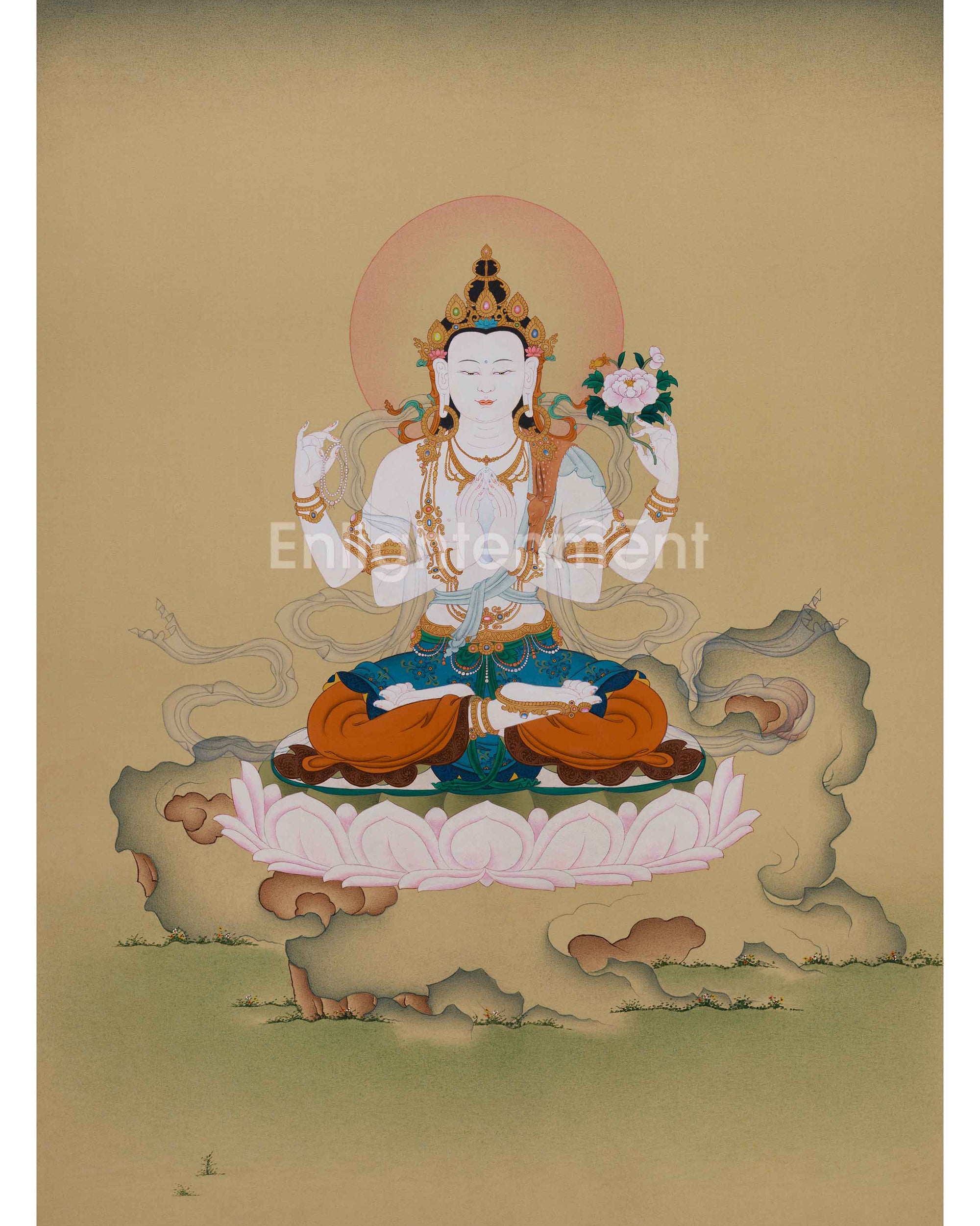 Traditional Thangka reference artwork.