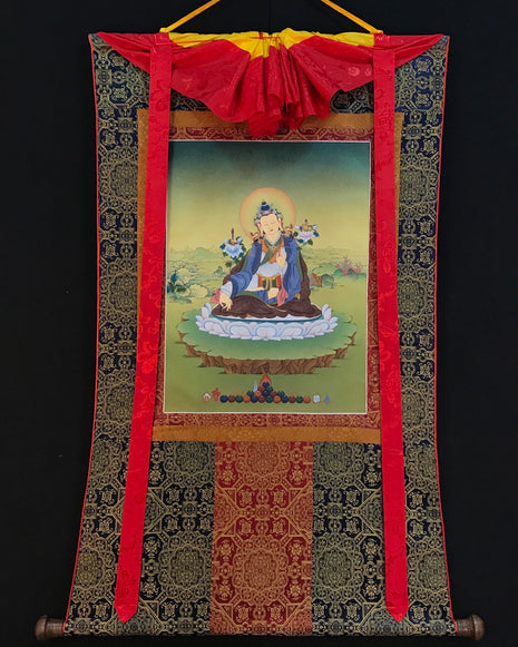 Yuethok Thank Print with Brocade