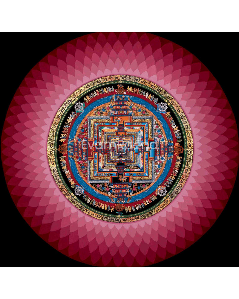 Thangka Kalachakra Mandala | Thangka Painting Nepal  | Wheel Of Time |