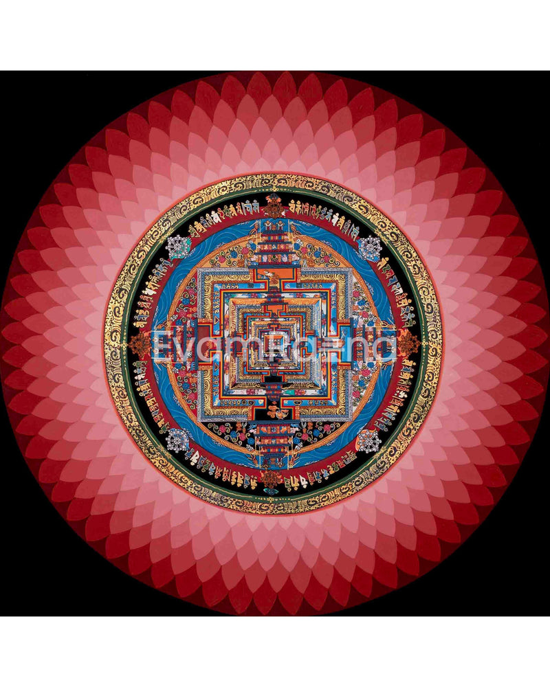 Thangka Kalachakra Mandala | Thangka Painting Nepal  | Wheel Of Time |