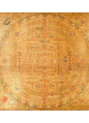 Kalachakra Mandala Tibetan Thangka