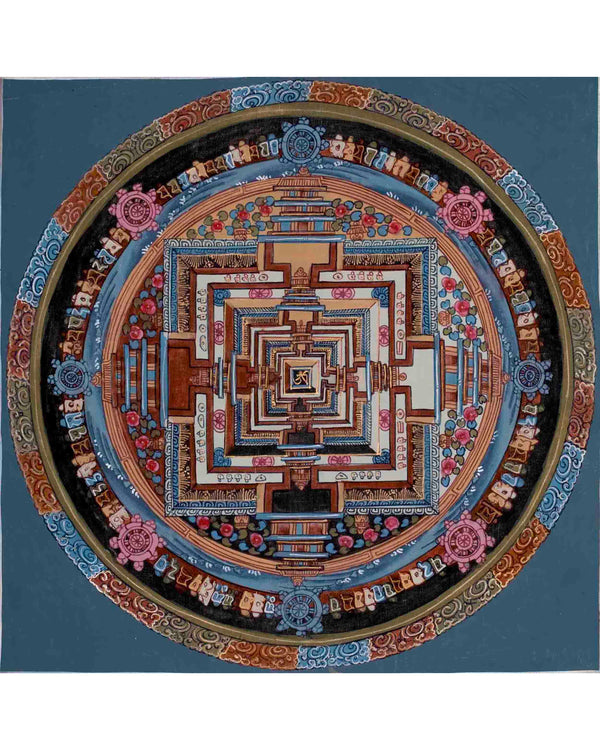 Kalachakra Mandala Thangka Painting