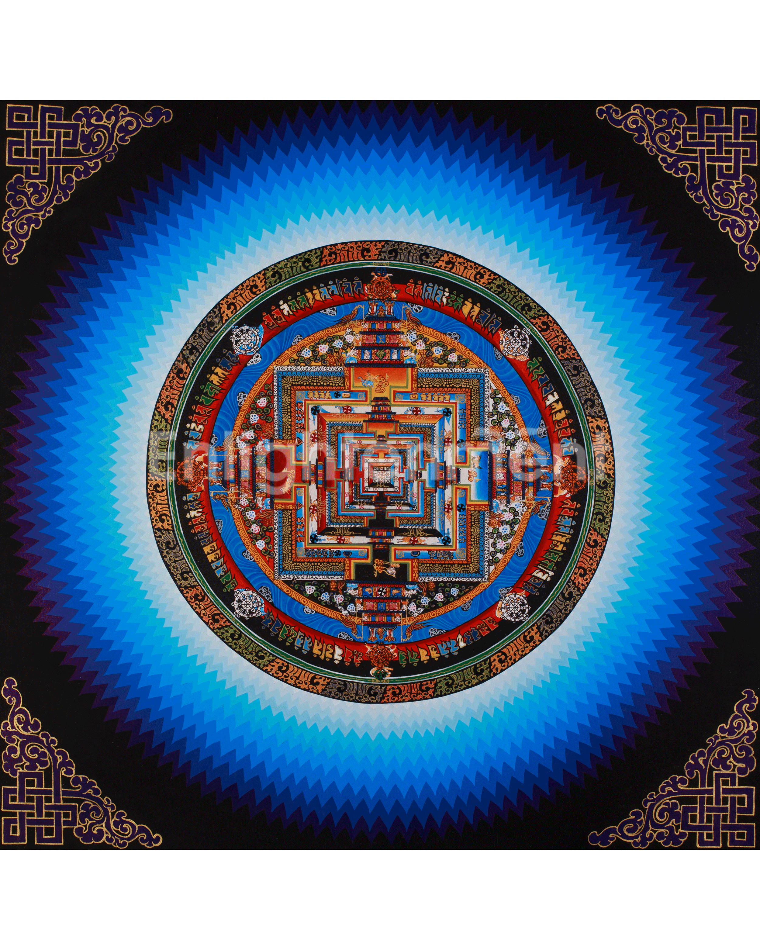 Kalachakra Mandala Meditation Art