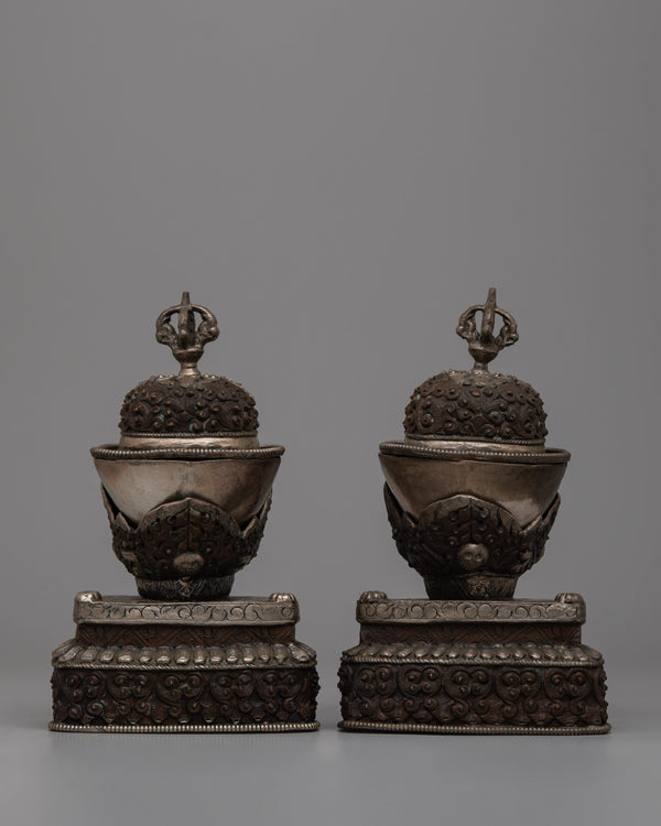 Handmade Tibetan Kapala Set