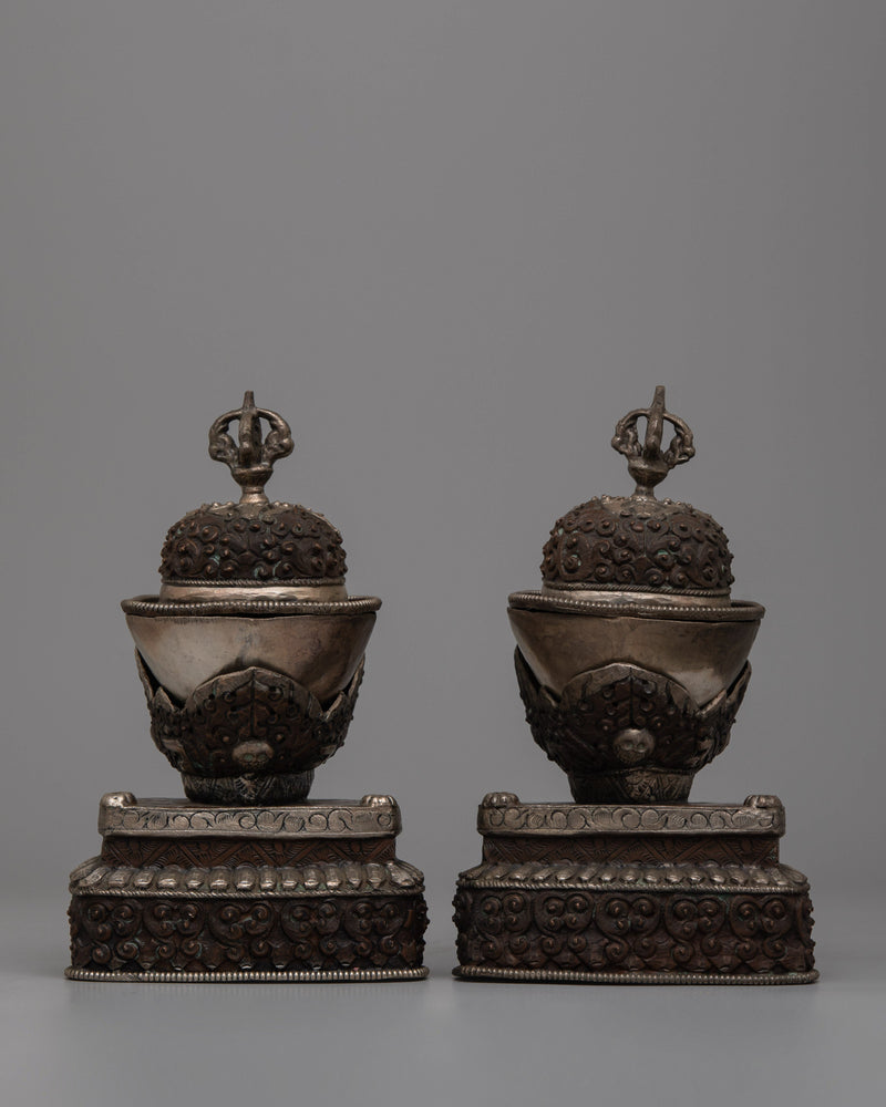 Handmade Tibetan Kapala Set