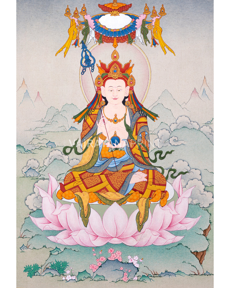 Kshitigarbha Thangka Print