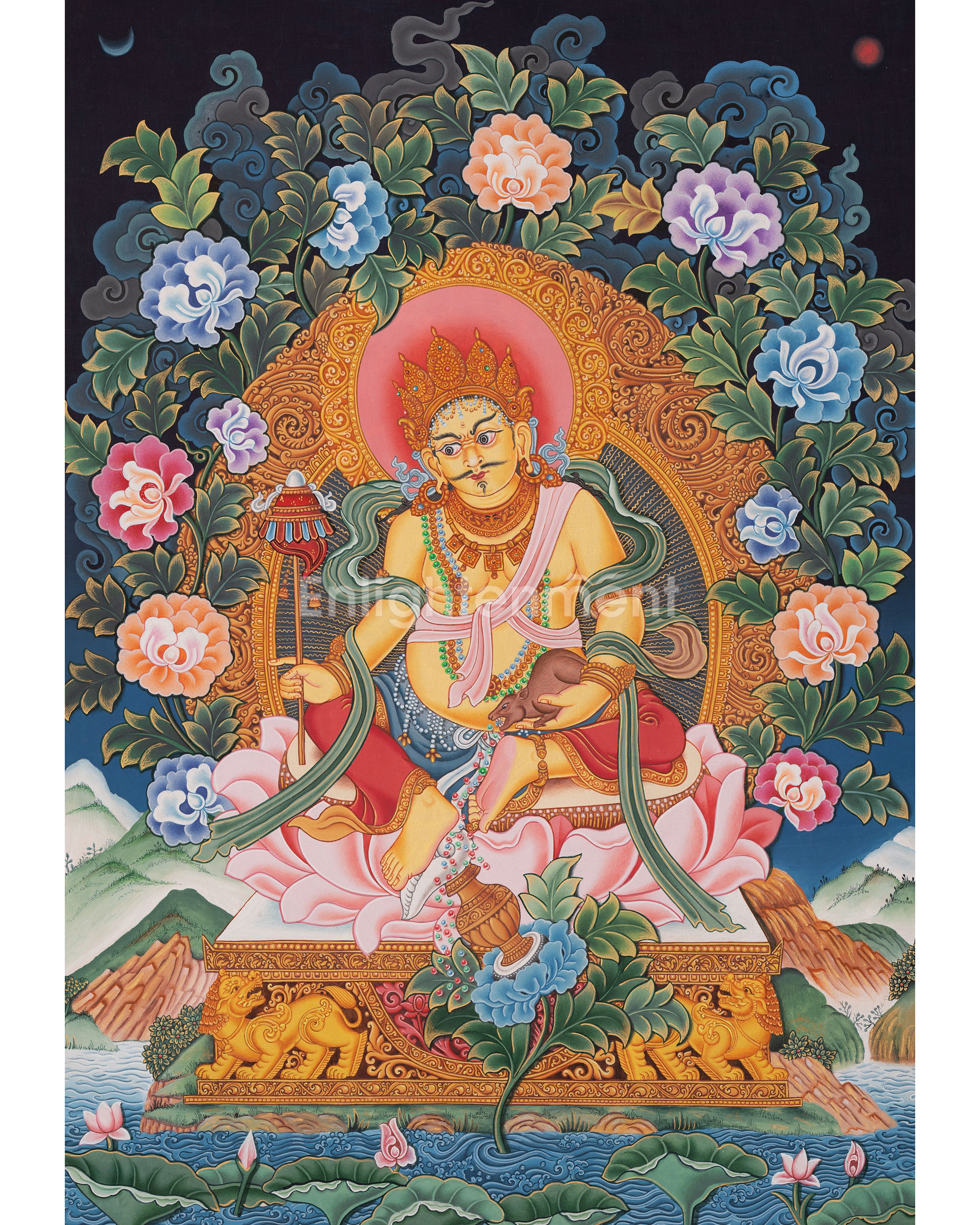 Kubera Thangka 