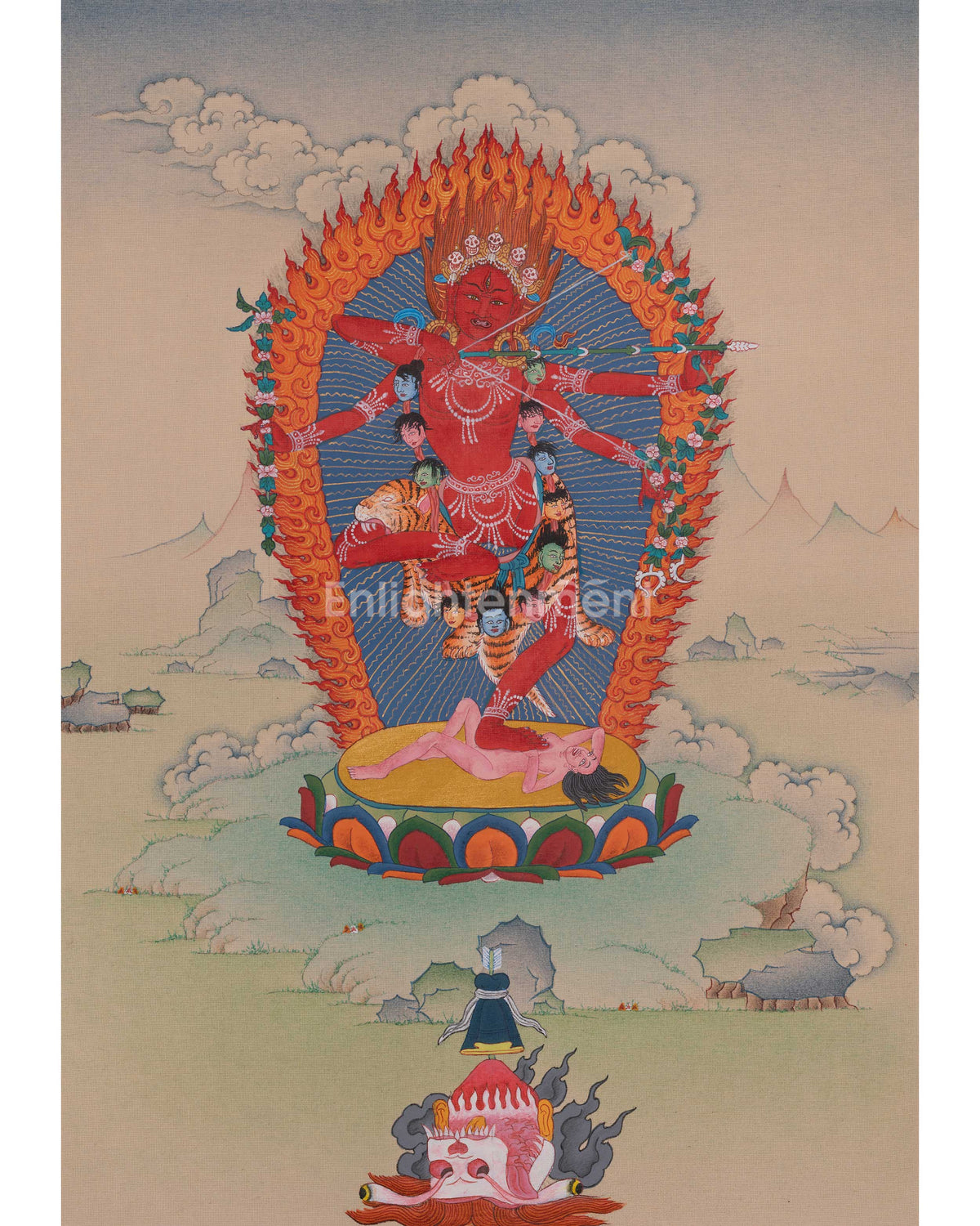 Kurukulla Thangka Painting 