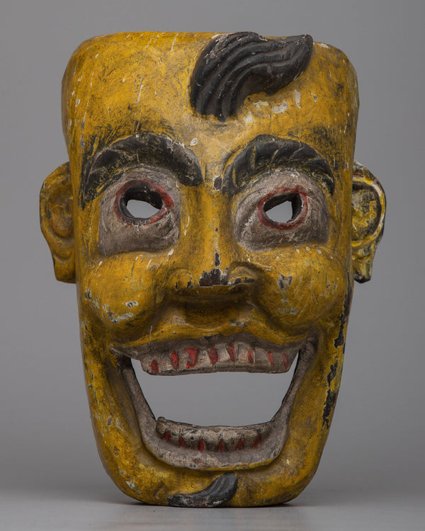 Laughing Wooden Mask