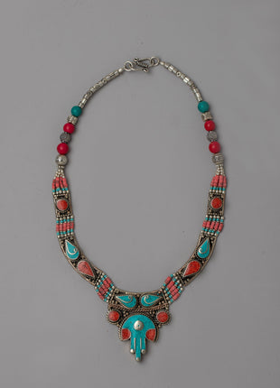 White Metal Necklace