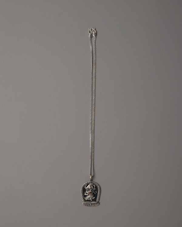 Silver Hindu Necklace