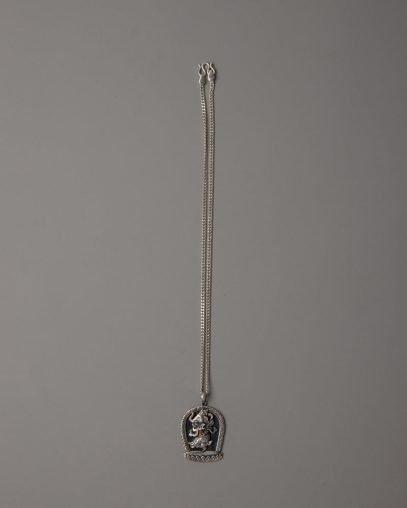 Silver Hindu Necklace