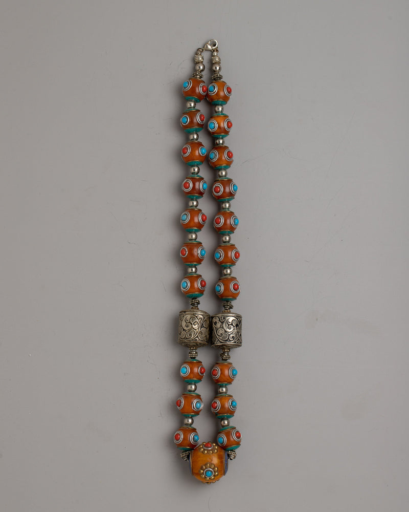 Amber Turquoise Necklace