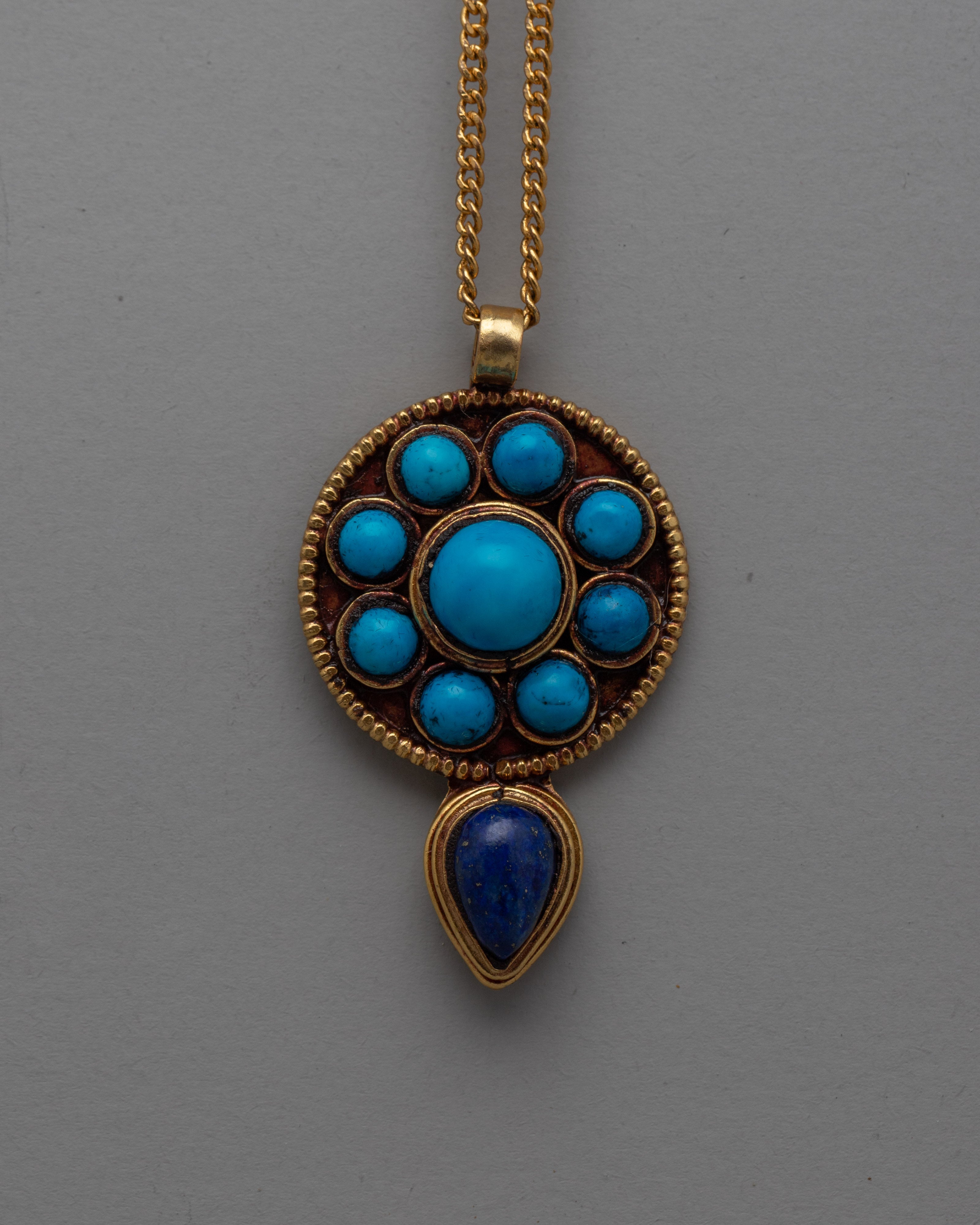 Turquoise Gemstone Pendant | The Ultimate Accessory for Effortless Glamour
